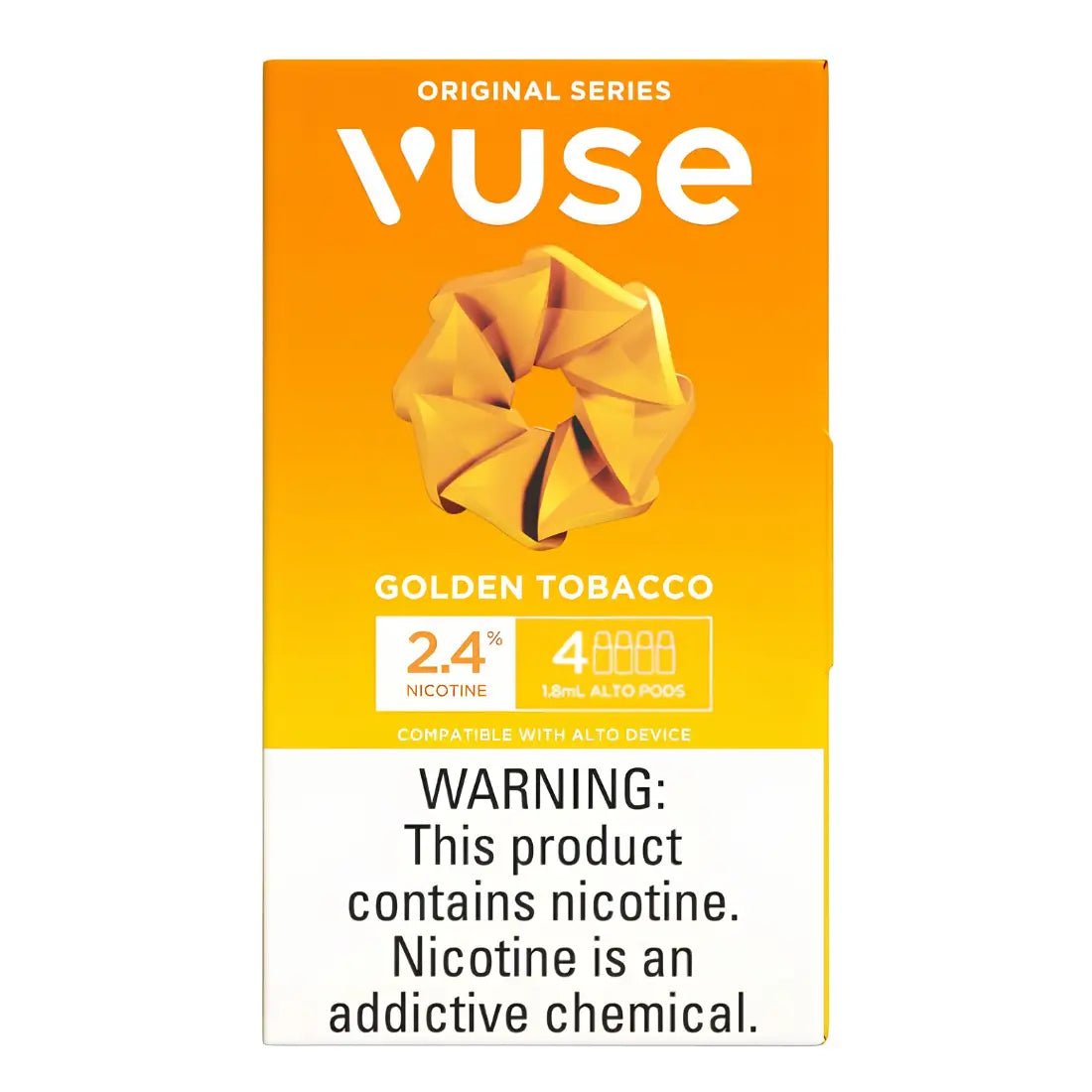 Vuse Alto Golden Tobacco Pods | 2.4% Nicotine Salt