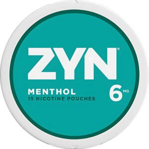 ZYN Menthol | 6mg Nicotine, 15 Pouches
